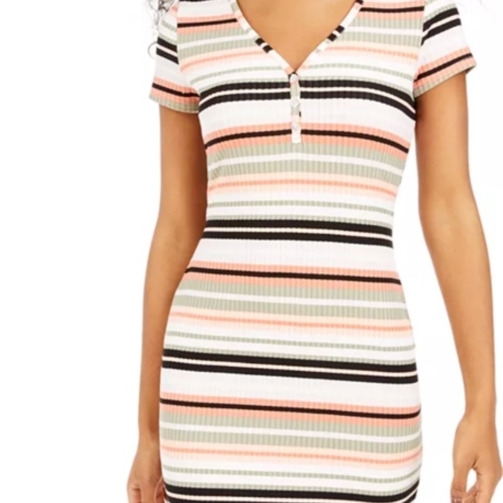 Multi-Color Planet Gold Summer dress